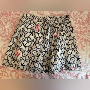 Lilly pulitzer anchor skirt.